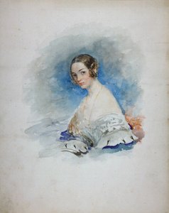 Portrait de la princesse Maria Ivanovna Kochubey, née Baryatinskaya 1818-1843, 1846 - Vasili Semenovich Sadovnikov