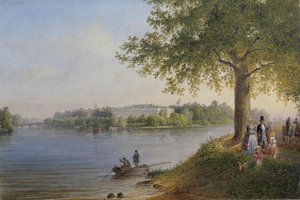 Vue du palais Kamennoostrovsky à Saint-Pétersbourg - Vasili Semenovich Sadovnikov