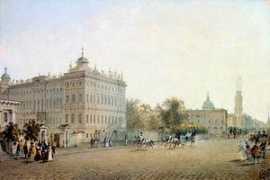 Vue de la Perspective Nevsky à Saint-Pétersbourg en 1830
