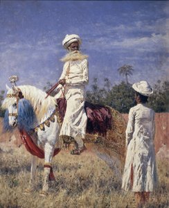 Un cavalier à Jaipur, 1881
