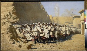 Aux fortifications, Laissez les entrer ! - Vasili Vasilievich Vereshchagin