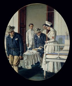 Dans un hôpital militaire