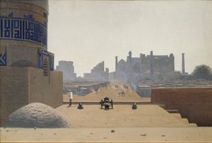 Rue principale à Samarkand tôt le matin, 1869-1870 - Vasili Vasilievich Vereshchagin