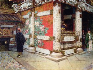 Le temple Shinto à Nikko, Japon - Vasili Vasilievich Vereshchagin