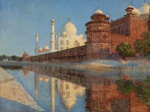 Le Taj Mahal. Soir - Vasili Vasilievich Vereshchagin