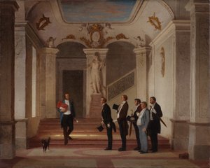 Dans un département Apparition du patron, années 1860 - Vasili Vladimirovich Pukirev