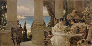 Sur la terrasse