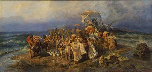 Les Israélites traversant la mer Rouge, seconde moitié du 19e siècle - Vasilii Kotarbinsky