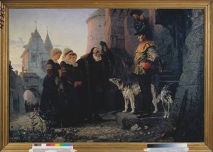 Le droit de la première nuit - Vasilij Dmitrievich Polenov