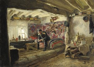 Quartier général des régiments de Rushchuk, Tsesarevich Alexandre Alexandrovitch à Brestovets - Vasilij Dmitrievich Polenov