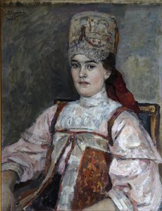 Portrait de Natalia Fyodorovna Matveyeva - Vasilij Ivanovic Surikov