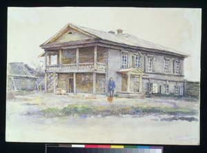 Maison de Sourikov à Krasnoïarsk, 1890-91 - Vasilij Ivanovic Surikov