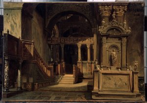 Intérieur de la basilique Saint Marc à Venise