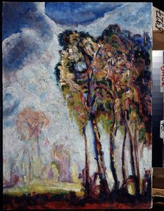 Paysage aux arbres - Vasily Ivanovich Denisov
