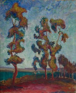 Les Jeunes Chênes, 1915 - Vasily Ivanovich Denisov