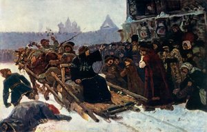 Le Boyar Morozova une étude, 1881, 1965