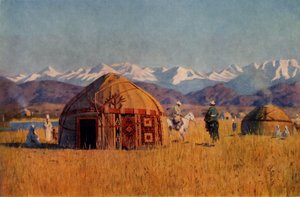 Yourte kirghize près de la rivière Chu, 1869-1870, 1965