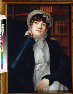 Portrait de la poétesse Karolina Pavlova - Vassily Fyodorovich Binemann
