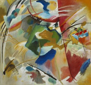 Peinture avec centre vert, 1913 - Wassily Kandinsky
