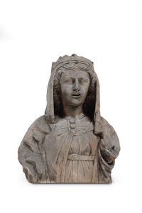 Buste en marbre sculpté d