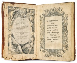 De architectura libri decem par Marcus Vitruvius Pollio, édité par Fra Giovanni Giocondo, 1511