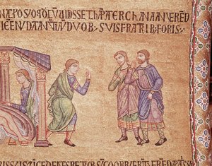 Vie de Noé (détail de mosaïque) - Veneto Byzantine School