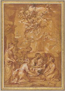 La Naissance de la Vierge - Ventura Salimbeni