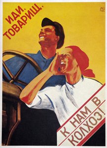 Agriculture en URSS : « Venez, camarades, et rejoignez nos fermes collectives ! »