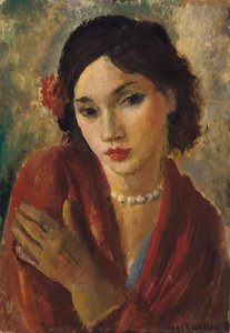 Une Dame Élégante avec un Collier de Perles - Vera Rockline