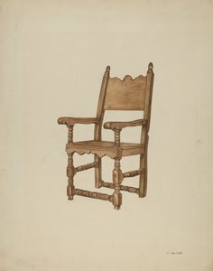 Chaise de sacristie