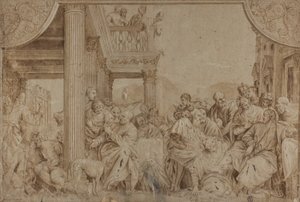 Le Christ dans la maison de Simon - Veronese (Paolo Caliari)