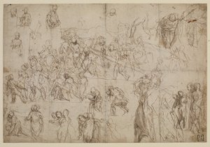 Études pour le Christ portant la Croix, vers 1571 - Veronese