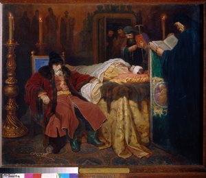 Ivan IV dit le Terrible et son fils Ivan, le vendredi 16 novembre 1581
