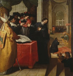Saint Jean de Matha renonce à son doctorat - Vicente Carducho