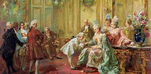 Wolfgang Amadeus Mozart chez Madame de Pompadour - Vicente Garcia de Parades
