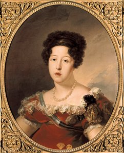Dona Maria Isabel de Braganza. Portrait de Marie Isabelle de Portugal (ou Marie Isabelle de Bragance)