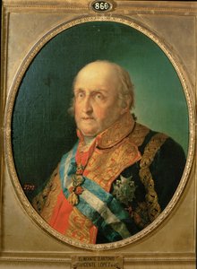 Infant Don Antonio Pascual de Borbon, frère du roi Carlos IV (peinture sur toile) - Vicente Lopez y Portana