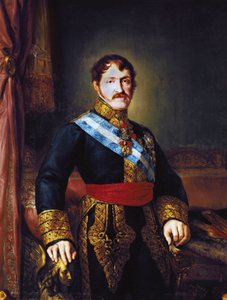 Portrait de Don Carlos Maria Isidro de Bourbon (Borbon) (1788-1855), Comte de Molina et Infant d