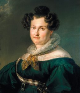 Portrait de Maria Cristina Ferdinand de Bourbon - Vicente Lopez y Portana