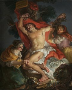 Saint Sébastien soigné par Sainte Irène