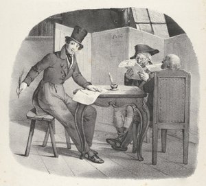 Chap. XV : Écrivons à la vieille, 1824 - Victor Adam