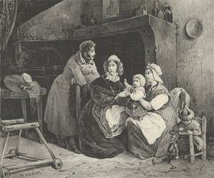 Visite chez la nourrice, du Journal l