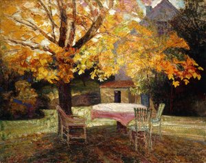 La Terrasse, Automne - Victor Charreton