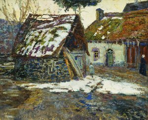 Village en hiver