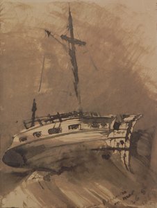 Un Navire dans une Mer Agitée, 1864