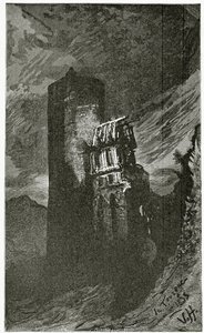 La Tourgue - illustration de Quatre Vingt Treize, 19ème siècle - Victor Hugo