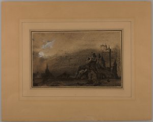 Paysage avec château