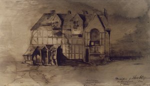La maison de William Shakespeare (1564-1616) à Stratford-upon-Avon