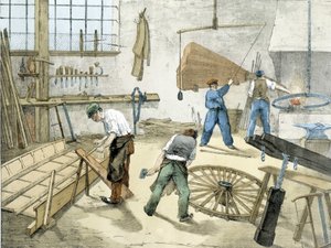 Lithographie de Janson. XIXe siècle.
