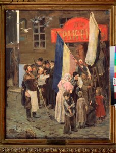 Les nouvelles du siège de Kars - Victor Mikhailovich Vasnetsov